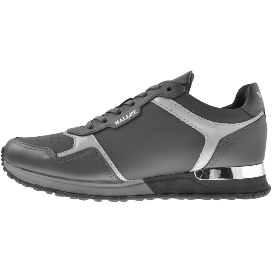 Mallet Lowman Trainers Grey Mainline Menswear Denmark